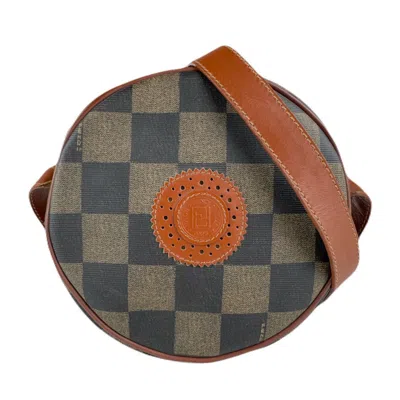 Pre-owned Fendi Brown Pvc Leather Shoulder Bag ()