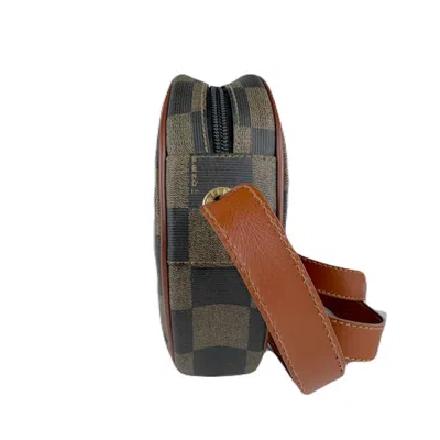 Pre-owned Fendi Brown Pvc Leather Shoulder Bag ()