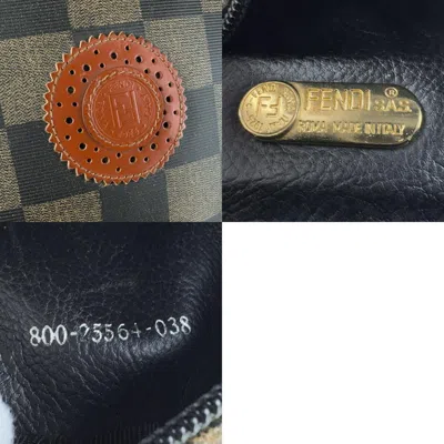 Pre-owned Fendi Brown Pvc Leather Shoulder Bag ()