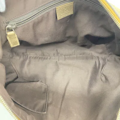 Pre-owned Gucci Beige Canvas Shoulder Bag () In Sand