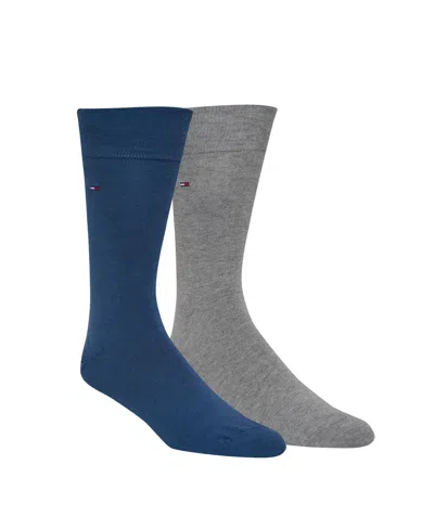 Tommy Hilfiger Men's 2-pack Solid Dress Socks In Multi