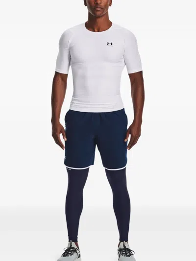 Under Armour Logo-waistband Leggings In Blue