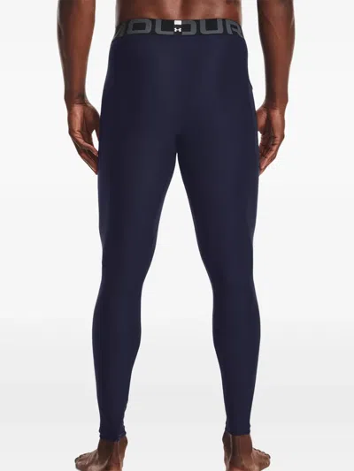 Under Armour Logo-waistband Leggings In Blue