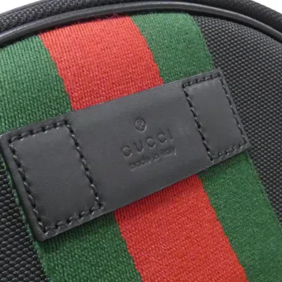 Pre-owned Gucci Black Canvas Backpack ()