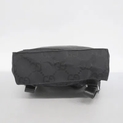 Pre-owned Gucci Black Canvas Backpack ()