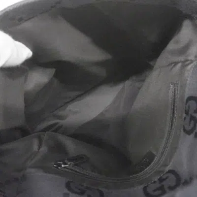 Pre-owned Gucci Black Canvas Backpack ()