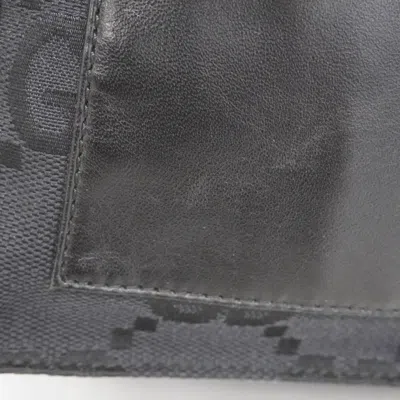 Pre-owned Gucci Black Canvas Backpack ()