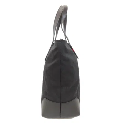 Pre-owned Gucci Black Canvas Tote Bag ()
