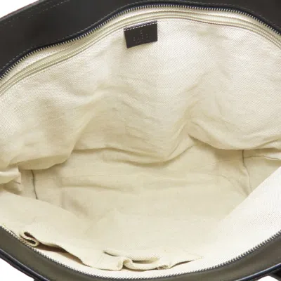 Pre-owned Gucci Black Canvas Tote Bag ()