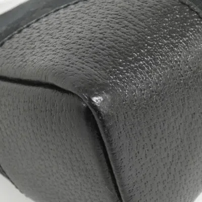 Pre-owned Gucci Black Gg Canvas Shoulder Bag ()