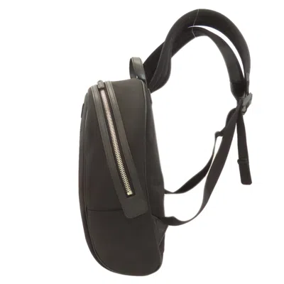 Pre-owned Gucci Black Nylon Canvas Backpack ()