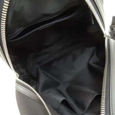 Pre-owned Gucci Black Nylon Canvas Backpack ()