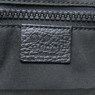 Pre-owned Gucci Black Nylon Canvas Tote Bag ()