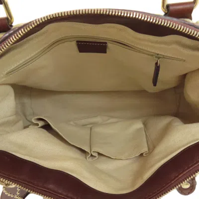 Pre-owned Gucci Brown Canvas Tote Bag ()
