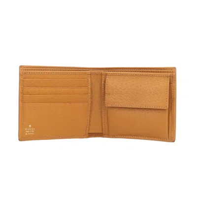 Pre-owned Gucci Brown Gg Supreme Canvas Wallet (bi-fold) ()