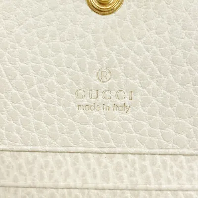 Pre-owned Gucci Brown Ivory Leather Wallet (bi-fold) ()