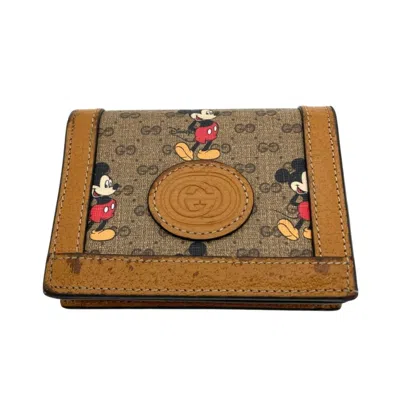 Pre-owned Gucci Brown Wallet (bi-fold) ()