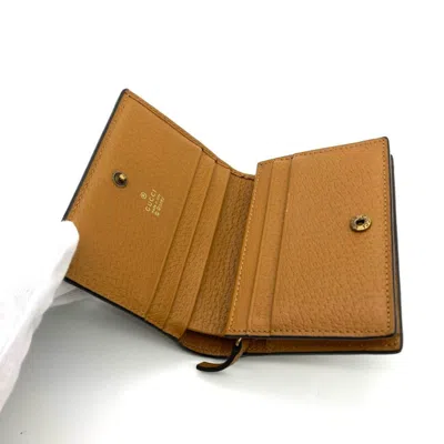 Pre-owned Gucci Brown Wallet (bi-fold) ()