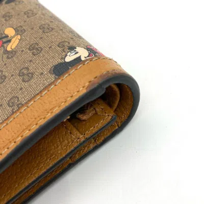 Pre-owned Gucci Brown Wallet (bi-fold) ()