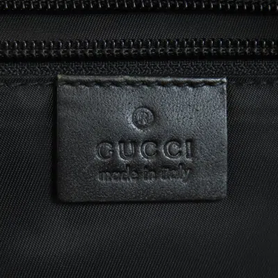 Pre-owned Gucci Sherry Line Black Nylon Tote Bag ()