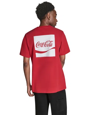 Converse Men's Coca Cola Logo Pull-on T-shirt In Red