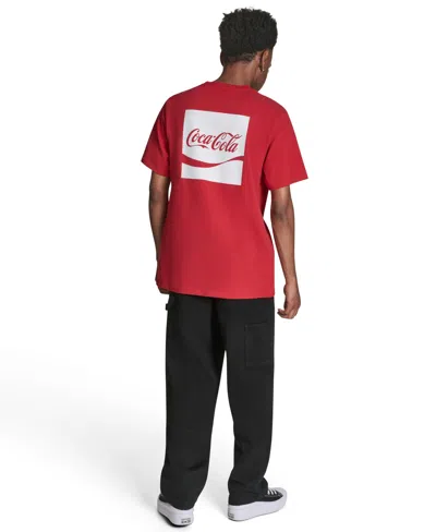 Converse Men's Coca Cola Logo Pull-on T-shirt In Red