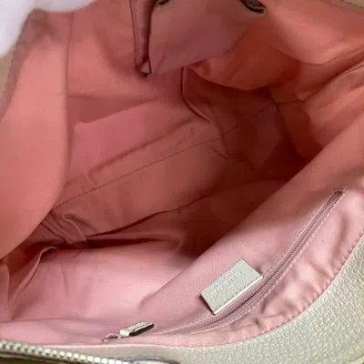 Pre-owned Gucci White Canvas Tote Bag ()