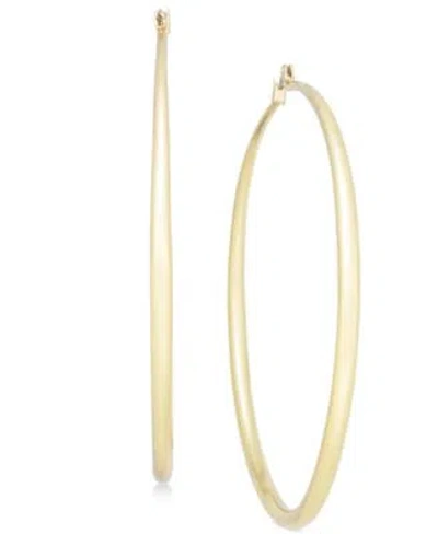 Inc International Concepts Basic 2 3 1 6 Hoop Earrings In Gold Tone Or Silver Tone Created For Macys In Brown