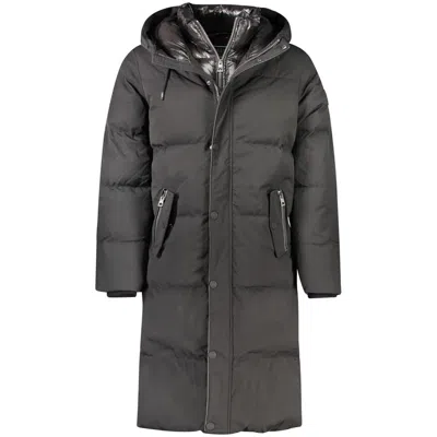 Guess Jeans Black Polyester Men Jacket In Black