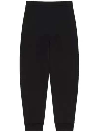 Givenchy Tailored Seam Sweatpants Rib Cuffs Pocket In Black