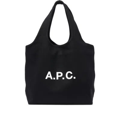 Apc A.p.c. Black Tote Bags Women In Black