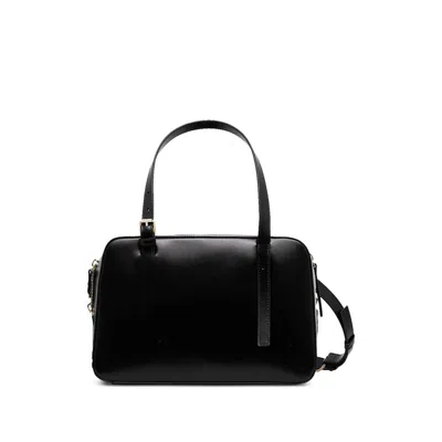 Apc A.p.c. Black Shoulder Bag With Versatile Carrying Options