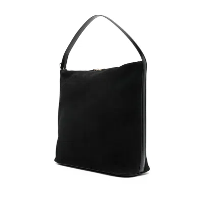Apc Adjustable-strap Zip Shoulder Bag In Black