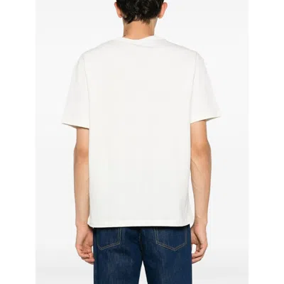 Apc A.p.c. Boxy Cotton Crew-neck T-shirt In White