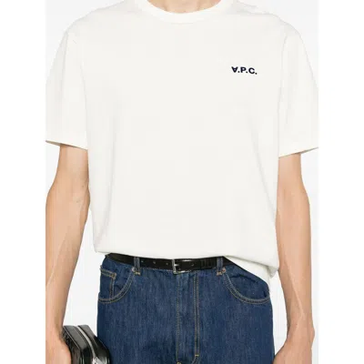 Apc A.p.c. Boxy Cotton Crew-neck T-shirt In White