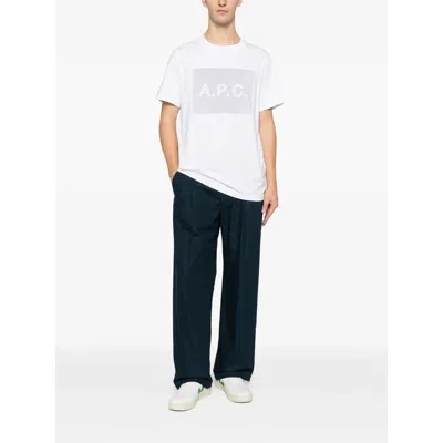 Apc . P.c. Back Logo Print T-shirt In White