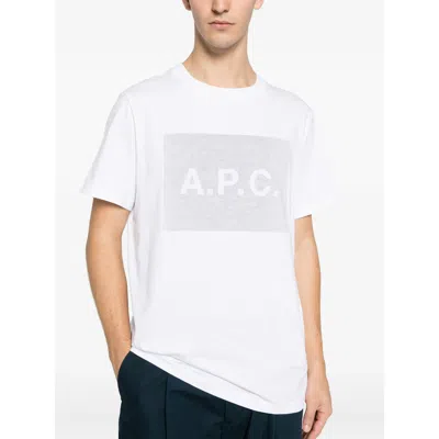 Apc . P.c. Back Logo Print T-shirt In White