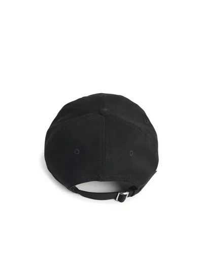 Amiri Black Cotton Cap Men In Black