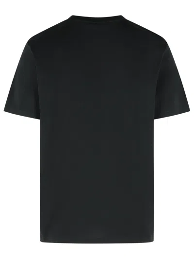 Balmain Logo Embossed Cotton T Shirt In Black