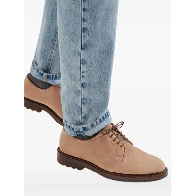 Brunello Cucinelli Neutrals Trainers Men In Brown