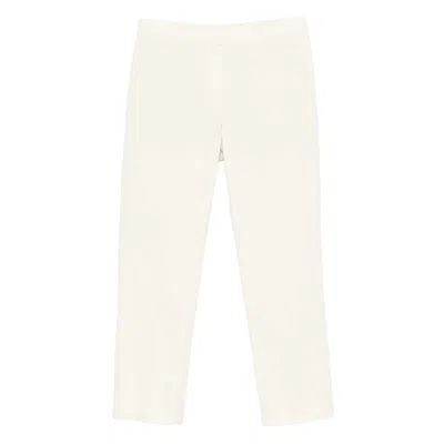 Brunello Cucinelli Casual Pants With Belt Loops In White