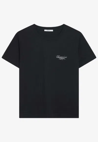 Givenchy Logo Stamped Print T-shirt In Multi