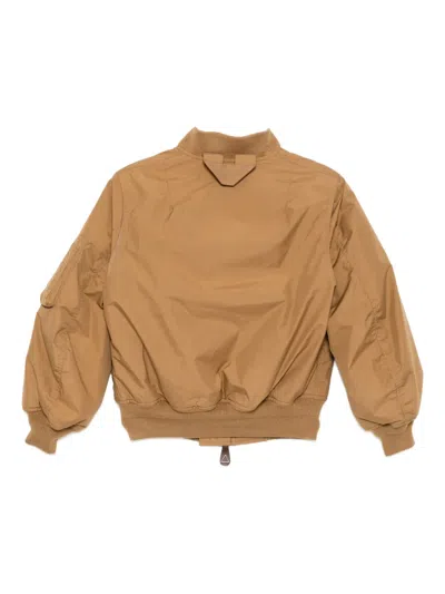 Phenix Padded Bomer Jacket In Brown