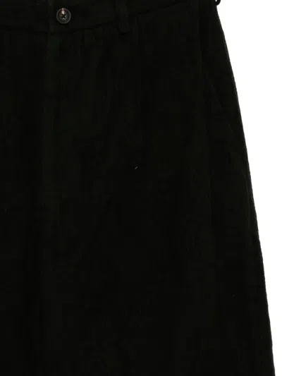 Ziggy Chen Textured Trousers In Black