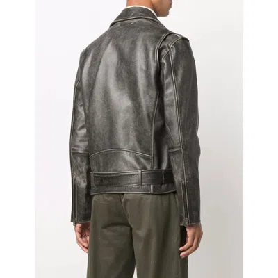 Golden Goose Biker Jacket In Black