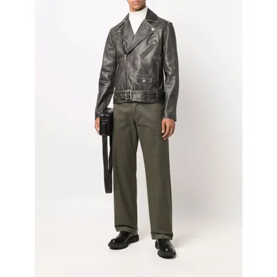 Golden Goose Biker Jacket In Black