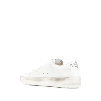 Golden Goose Deluxe Brand Men White Leather Stardan Sneakers In Multi