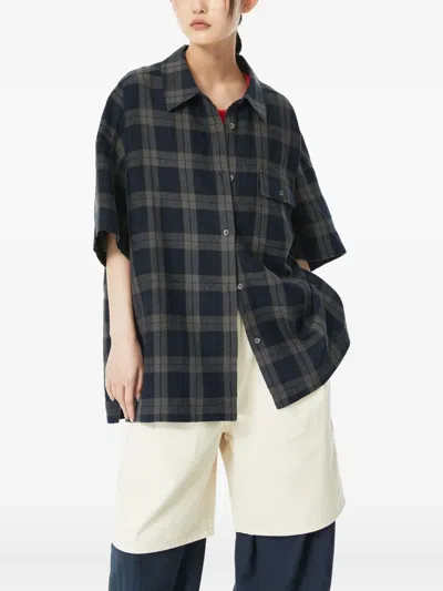 Tomboy Checked Short-sleeve Shirt In Multi