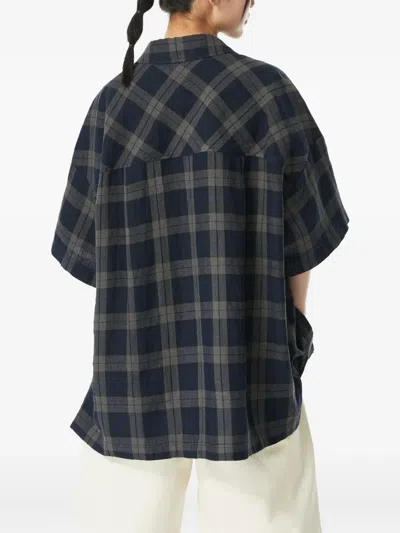 Tomboy Checked Short-sleeve Shirt In Multi