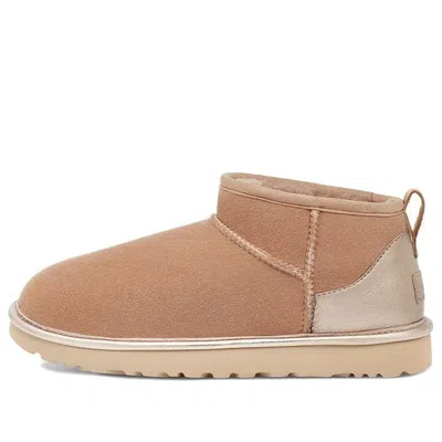 Ugg (wmns)  Classic Ultra Mini Shine 'beech Wood' In Brown